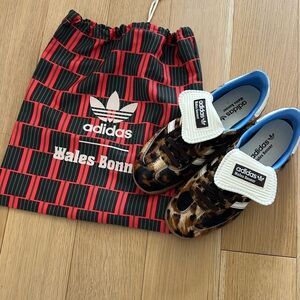 Wales Bonner leopard sambas - 9.5 mens